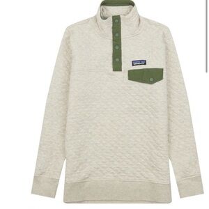 Patagonia Women Organic Cotton Quilt Snap Lg